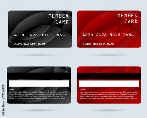 member card, business VIP card, design for privilege member,vector