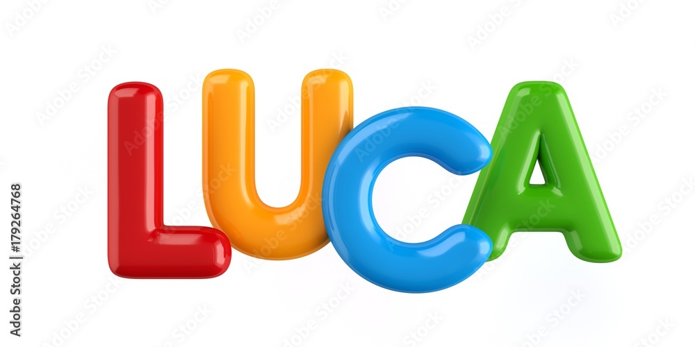 Bubbletext Name Luca Bubbletext Name Luca