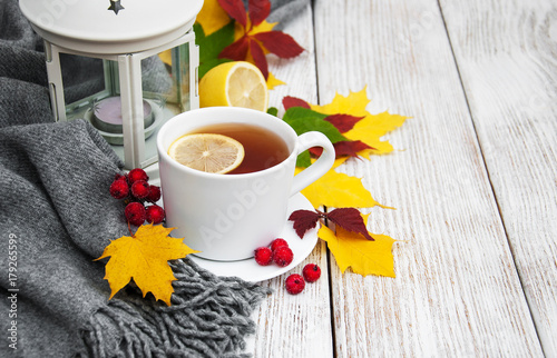 Cuadro en lienzo Cup of tea
