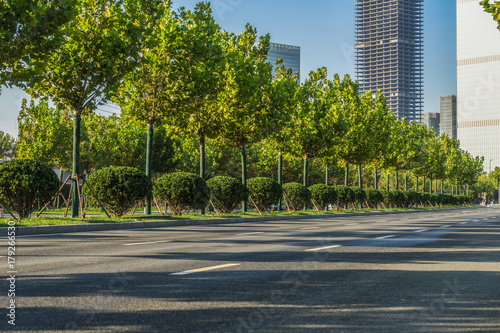 urban traffic road with cityscape in modern city of China..