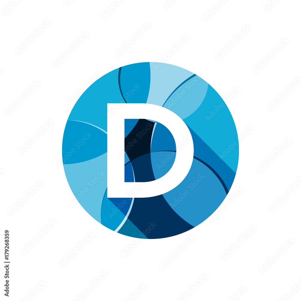 initial letter logo circle abstract initial letter logo circle abstract