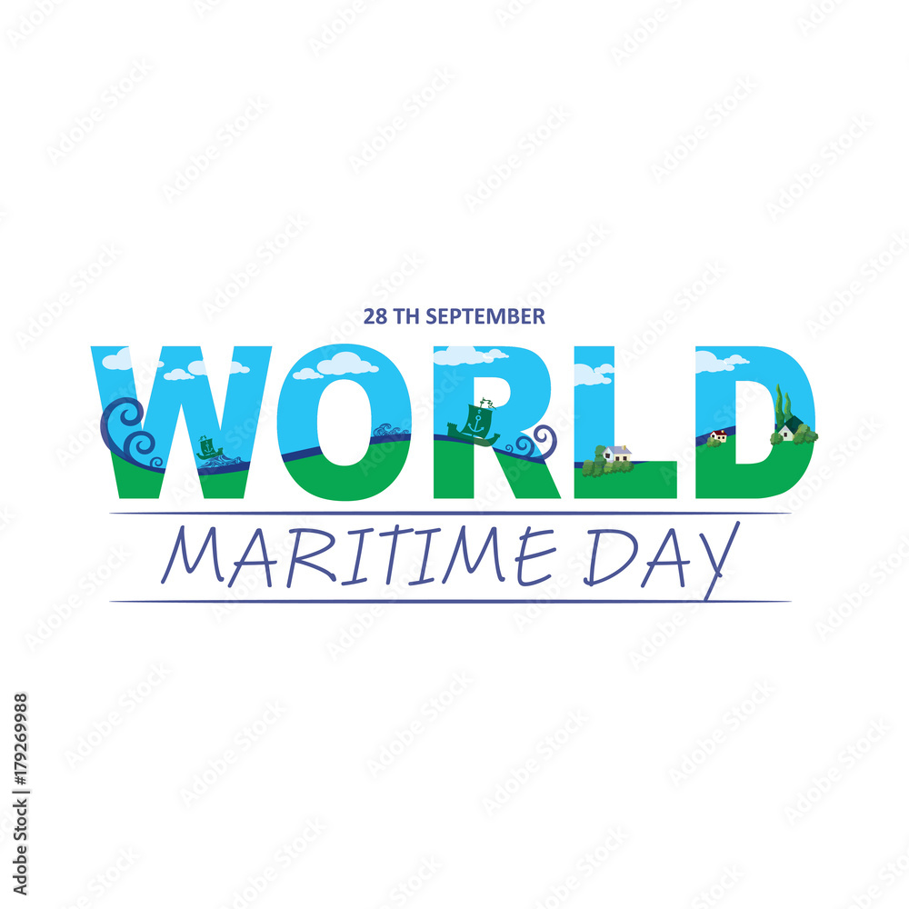 World Maritime Day Logo Vector Template Design World Maritime Day Logo Vector Template Design