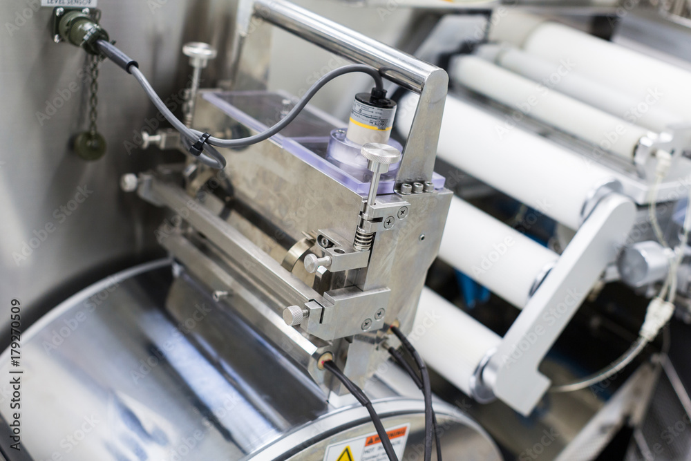 metal machine with shafts