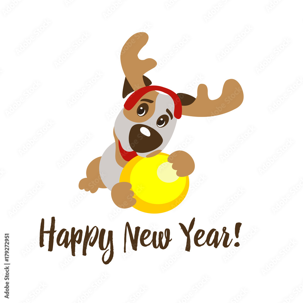 Happy new year greeting card Happy new year greeting card
