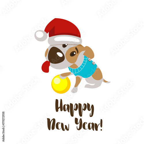 Happy new year greeting card © katedemian