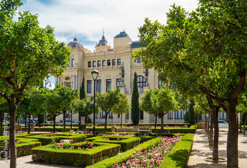 Town Hall Palace in Malaga, Spain © julia_gr