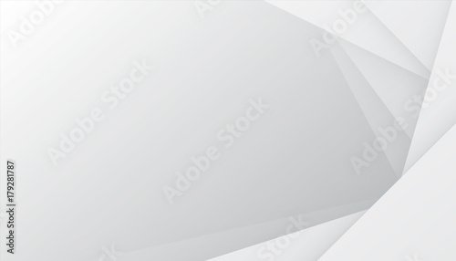 Abstract grey and white tech geometric corporate design background. vector illustration.