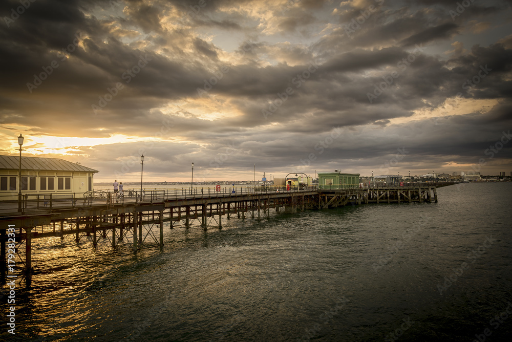  Sunset over Southend Pier 