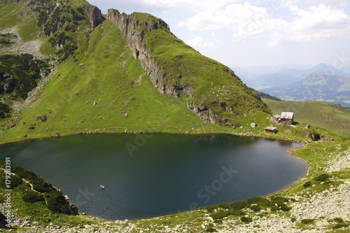 Bergsee in Fieberbrunn,  Kitzbühler Alpen, Österreich, Europa photo