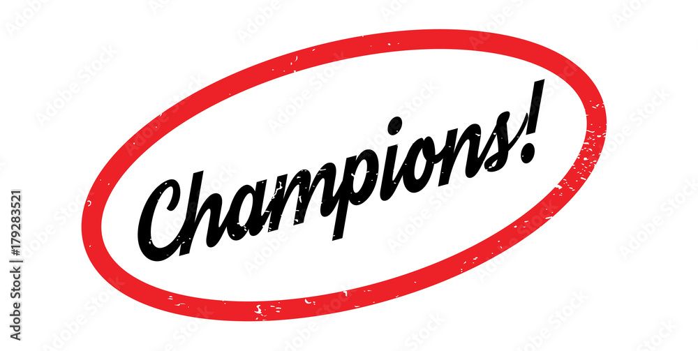 Champions rubber stamp. Grunge design with dust scratches. Effects can be easily removed for a clean, crisp look. Color is easily changed. Champions rubber stamp. Grunge design with dust scratches. Effects can be easily removed for a clean, crisp look. Color is easily changed.