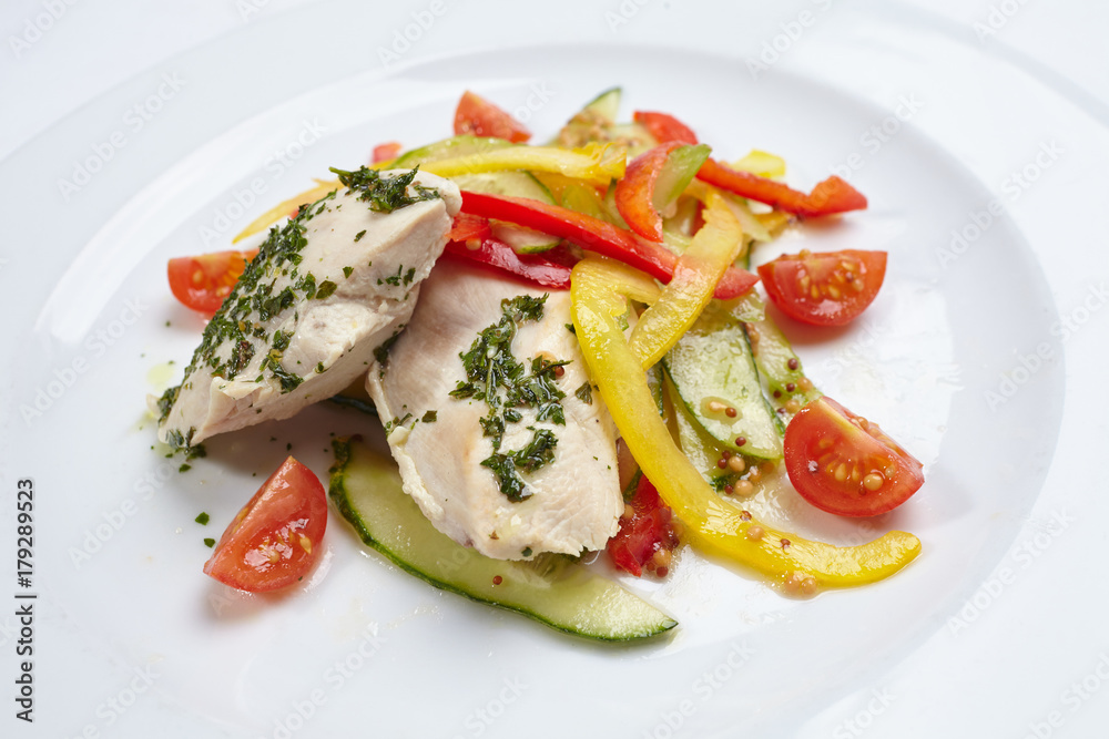 chicken with vegetables chicken with vegetables