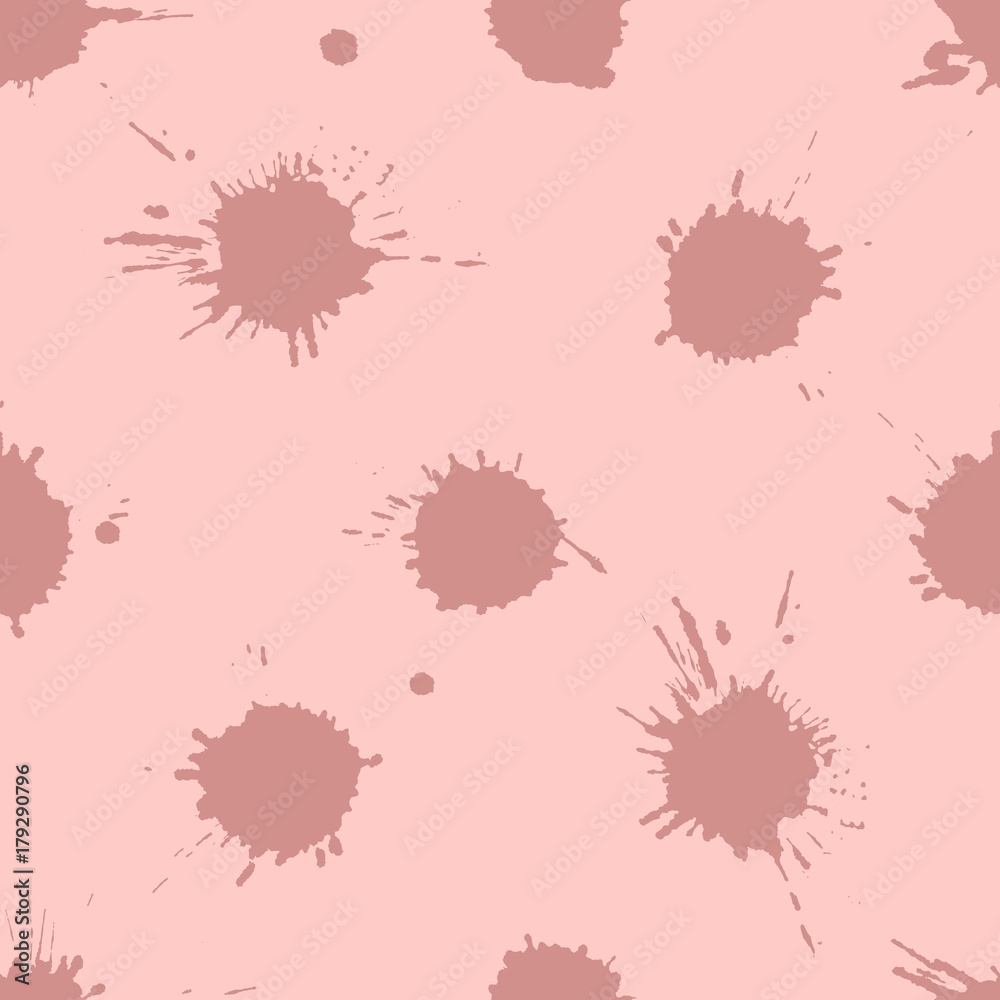 Seamless pattern, tile with inc splash, blots, smudge and brush strokes. Grunge endless template for web background, prints, wallpaper, surface, wrapping, repeat elements for design. Seamless pattern, tile with inc splash, blots, smudge and brush strokes. Grunge endless template for web background, prints, wallpaper, surface, wrapping, repeat elements for design.