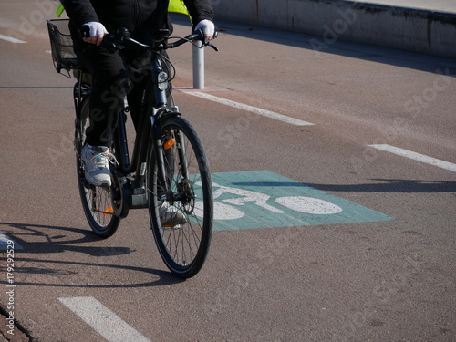 piste cyclable voie