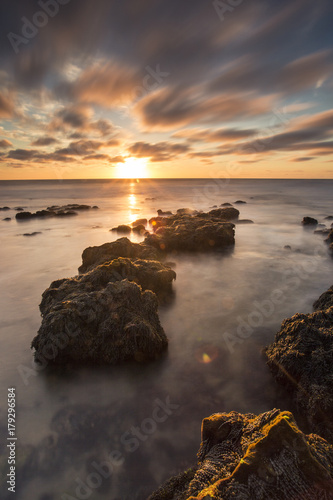 Sunrise at Rocky Beach  Australian Landscape