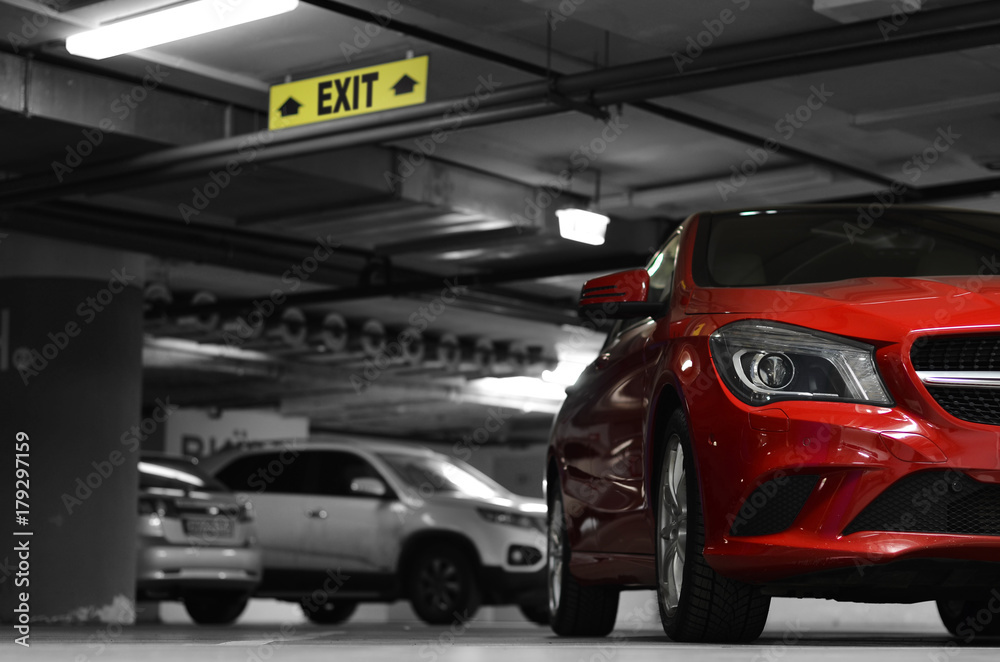 Obraz premium underground parking