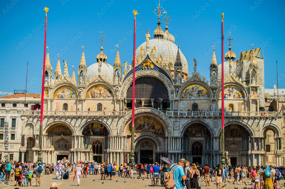 Fototapeta premium Venedig, Stadt auf Pfählen