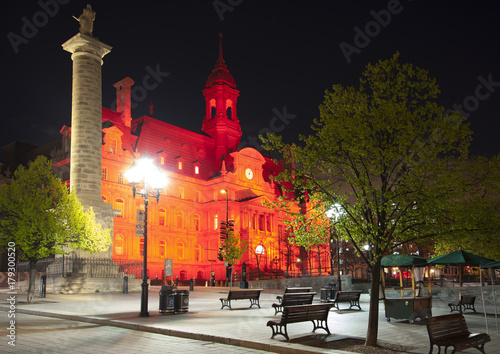 Place Jacques Cartier at night photo