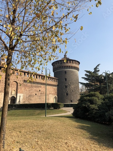 Milano, autunno al Castello Sforzesco