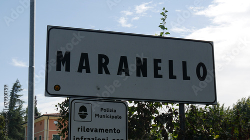 Maranello cartello stradale