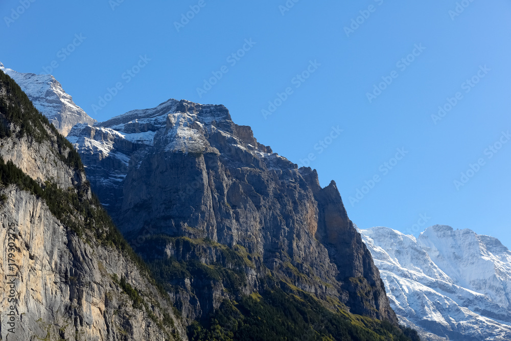 Alpine mountains range