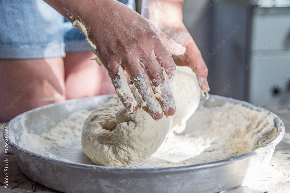 Fototapeta premium Home making bread