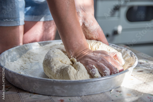 Home making bread