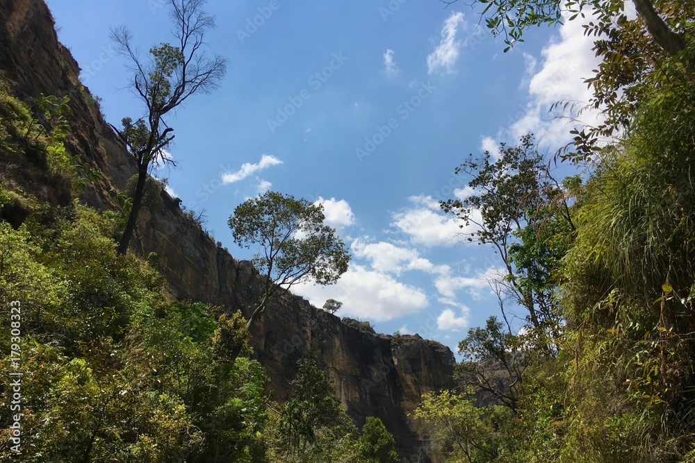 Canyon in Isalo National Park in Madagascar Canyon in Isalo National Park in Madagascar
