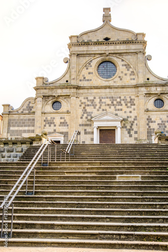 church stairs Abbazia di Praglia (Praglia Abbey) - Padua - Euganean Hills (Colli Euganei) - Italy photo