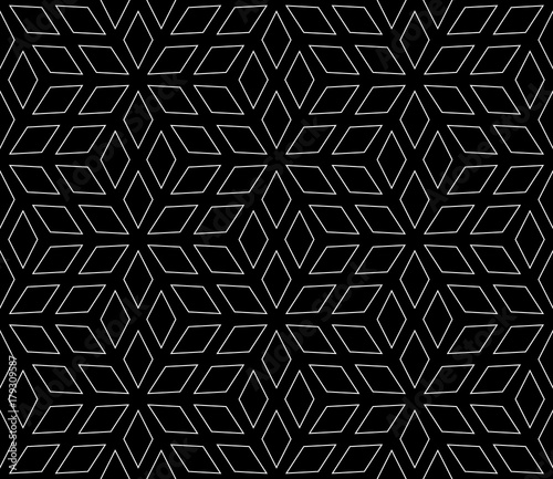 seamless geometric pattern made up of diamonds