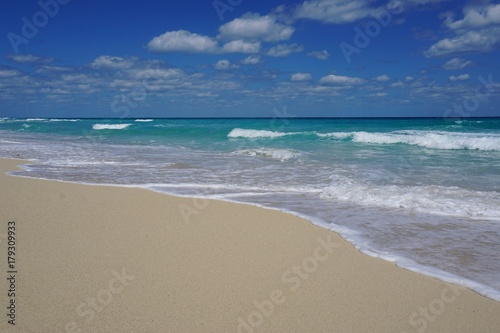 Strand in Playa Santa Maria  Playa del Este  Havanna auf Kuba   Karibik