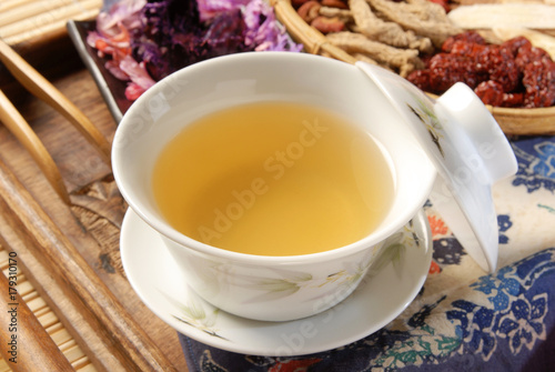 Chinese traditional herbal tea and herbs
