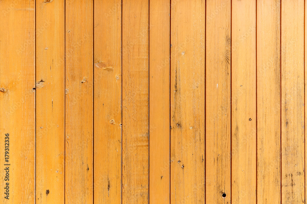 Naklejka premium Yellow wood plank