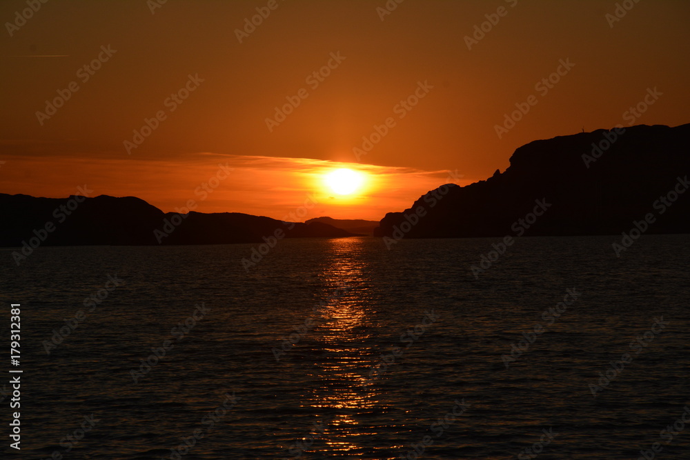 Sonnenuntergang Schweden