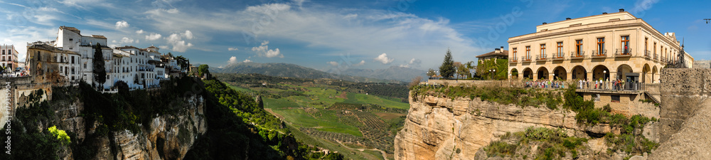 Panoramic view of Ronda in Andalusia, Spain