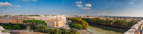 Panoramic view of Rome, Italy