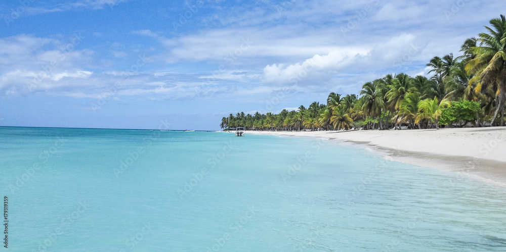 Plage paradisiaque, Canoa, République Dominicaine 