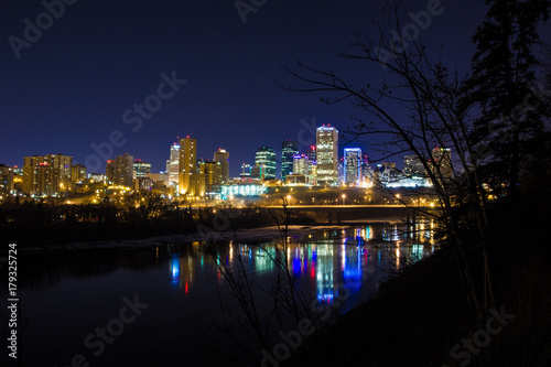 Edmonton River Valley Skyline