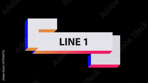 Isometric Gradient Title