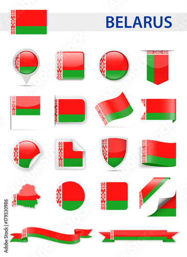 Free Download Belarus Flag Vector Set - GFXLoad