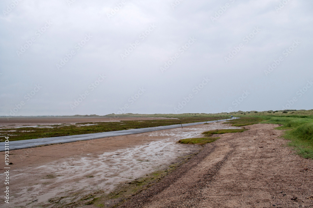 Road to two seas leading to Holy Island Road to two seas leading to Holy Island