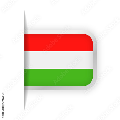 Free Download Hungary Flag Vector Bookmark Icon - GFXLoad