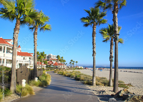 La Jolla California Beach Walkway