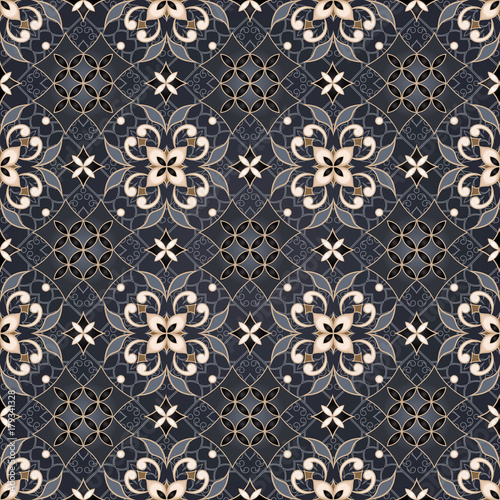 Vector seamless texture for design template.
