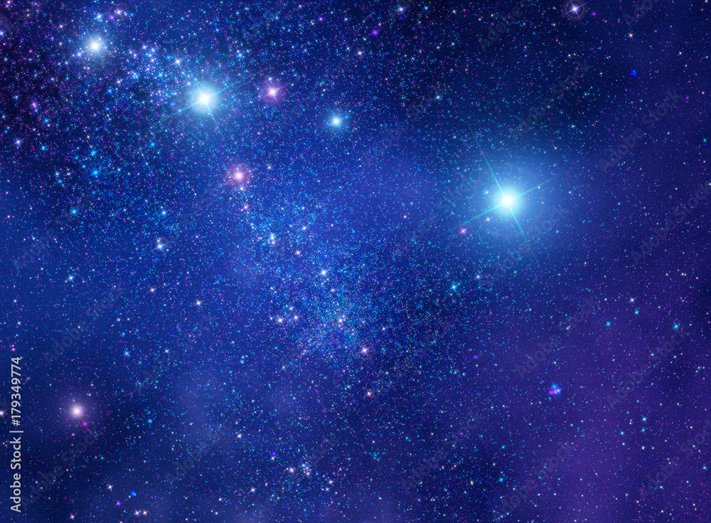 Space stars background illustration Space stars background illustration