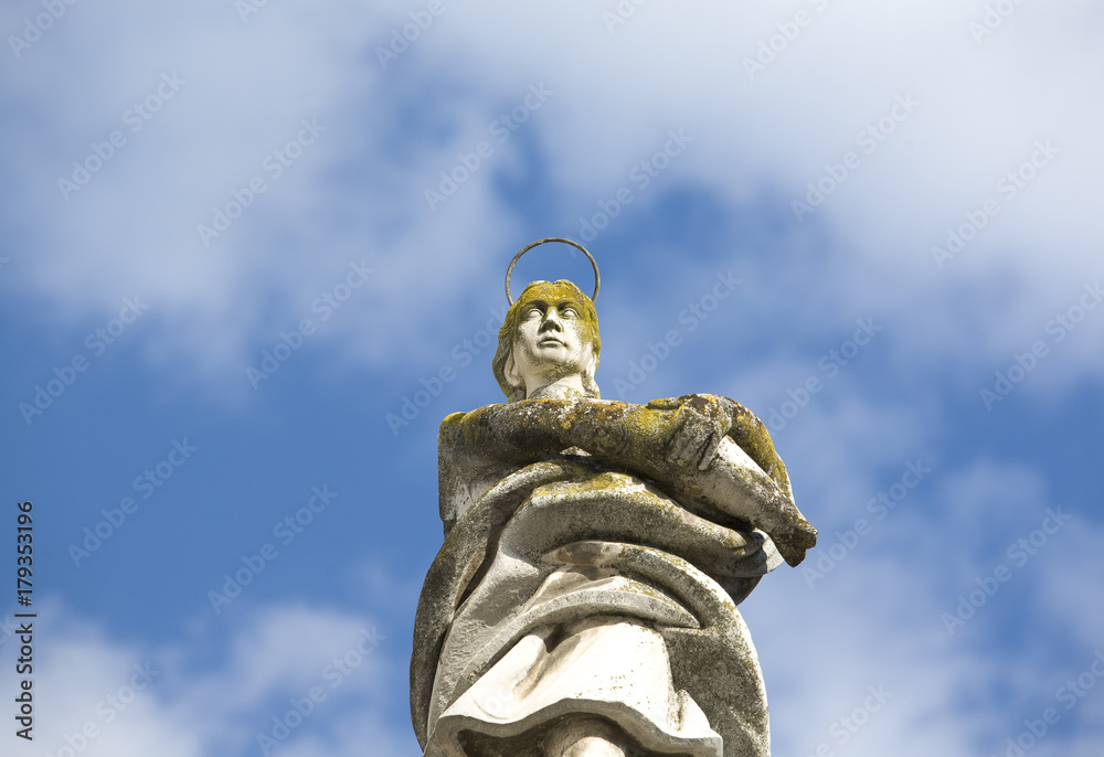 Raphael archangel statue at Potro Square, Cordoba, Spain Raphael archangel statue at Potro Square, Cordoba, Spain