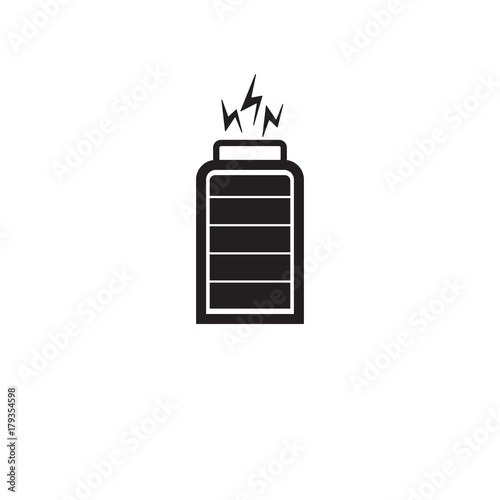 vector battery flat icon