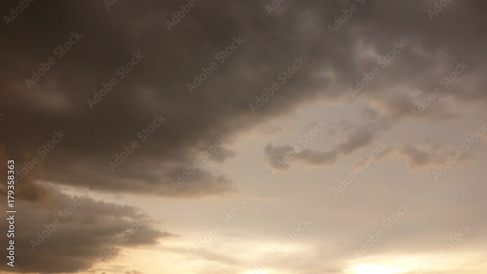Timelapse of cloud moving on twilight Timelapse of cloud moving on twilight
