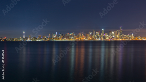 Seattle Skyline across the Puget Sound