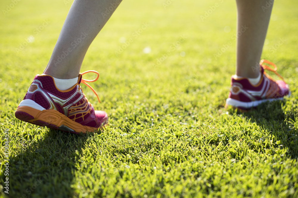 Runner Training woman and healthy lifestyle Runner Training woman and healthy lifestyle