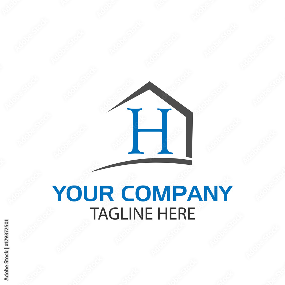 Fototapeta premium House resembling letter H